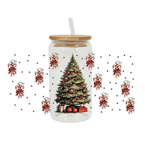 Weihnachts-UV-Dtf-Wraps, zum Aufreiben von Transfers zum Basteln, Weihnachten, UV-Dtf-Aufkleber, Tassenaufkleber, wasserdichte Transfer-Aufkleber für Glas, dekorative Aufkleber für Glasbecher, Basteln Weihnachts-UV-Dtf-Wraps, zum Aufreiben von Transfers zum Basteln, Weihnachten, UV-Dtf-Aufkleber, Tassenaufkleber, wasserdichte Transfer-Aufkleber für Glas, dekorative Aufkleber für Glasbecher, Basteln von Yiokii