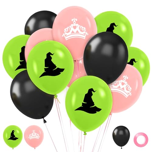 30,5 cm rosa grün und schwarz Zauberer Thema Geburtstag Ballon Geburtstag für Mädchen Frauen Zauberer Thema Party Supplies Dekorationen 30,5 cm rosa grün und schwarz Zauberer Thema Geburtstag Ballon Geburtstag für Mädchen Frauen Zauberer Thema Party Supplies Dekorationen von Yiran