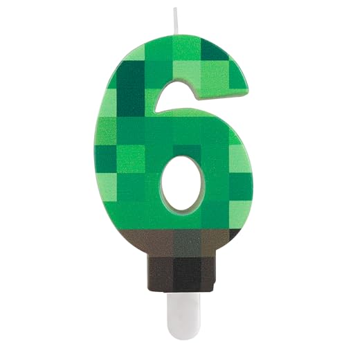 Geburtstagskerzen Zahlen 6,Pixel Geburtstagskerzen Kerze,Grün Kerzen Geburtstag,Tortendeko Geburtstag, Cartoon Gaming Themen für Mädchen Jungen Kinder Geburtstagskerzen Torteparty Deko Geburtstagskerzen Zahlen 6,Pixel Geburtstagskerzen Kerze,Grün Kerzen Geburtstag,Tortendeko Geburtstag, Cartoon Gaming Themen für Mädchen Jungen Kinder Geburtstagskerzen Torteparty Deko von Yiran