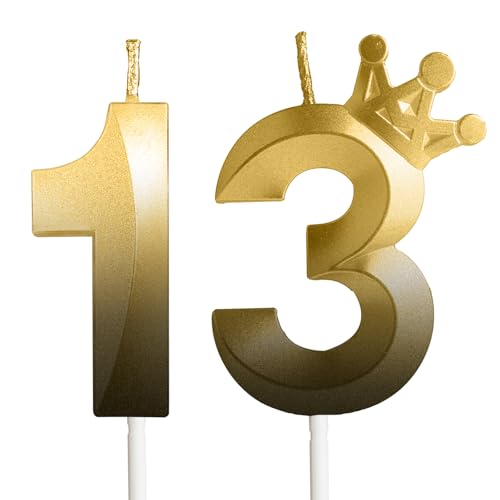 Geburtstagskerzen Zahlen mit Krone 13, 3D Schwarzes Gold Geburtstagskerzen, Geburtstag Kerzen,Kerzen Geburtstag für Mädchen Junge Dekoration Hochzeit Geburtstag Jubiläum Feier Lieferungen Geburtstagskerzen Zahlen mit Krone 13, 3D Schwarzes Gold Geburtstagskerzen, Geburtstag Kerzen,Kerzen Geburtstag für Mädchen Junge Dekoration Hochzeit Geburtstag Jubiläum Feier Lieferungen von Yiran