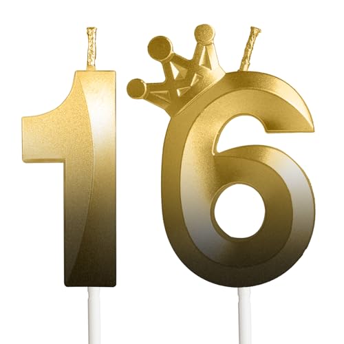 Geburtstagskerzen Zahlen mit Krone 16, 3D Schwarzes Gold Geburtstagskerzen, Geburtstag Kerzen,Kerzen Geburtstag für Mädchen Junge Dekoration Hochzeit Geburtstag Jubiläum Feier Lieferungen Geburtstagskerzen Zahlen mit Krone 16, 3D Schwarzes Gold Geburtstagskerzen, Geburtstag Kerzen,Kerzen Geburtstag für Mädchen Junge Dekoration Hochzeit Geburtstag Jubiläum Feier Lieferungen von Yiran