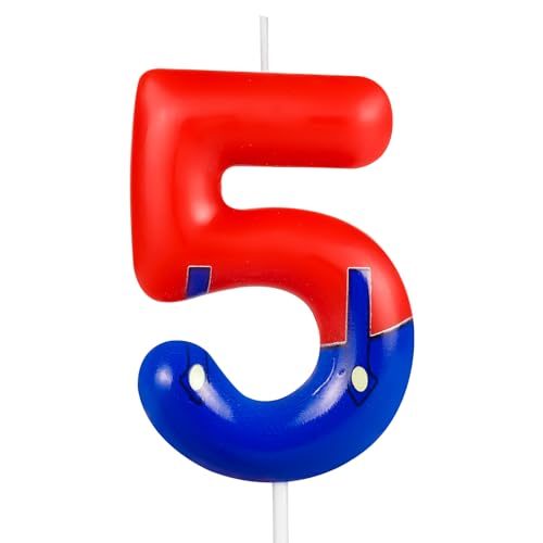 Geburtstagskerzen Zahlen 5, Geburtstag Kerzen Deko 5 Jahre Jungen Mädchen, Tortendeko Kuchendeko, Deko Kindergeburtstag, Geburtstagskerzen Kinder für Torte Geburtstagskerzen Zahlen 5, Geburtstag Kerzen Deko 5 Jahre Jungen Mädchen, Tortendeko Kuchendeko, Deko Kindergeburtstag, Geburtstagskerzen Kinder für Torte von Yiran