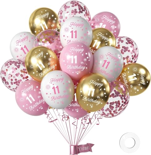 Weiß Rose Gold 11 Geburtstag Deko,16 Stück Luftballons Geburtstag Deko 11 Jahre Mädchen,Happy Birthday Ballons Rose Gold Deko Set,Happy Birthday Ballonn für Party Dekoration,Geburtstagsparty Weiß Rose Gold 11 Geburtstag Deko,16 Stück Luftballons Geburtstag Deko 11 Jahre Mädchen,Happy Birthday Ballons Rose Gold Deko Set,Happy Birthday Ballonn für Party Dekoration,Geburtstagsparty von Yiran
