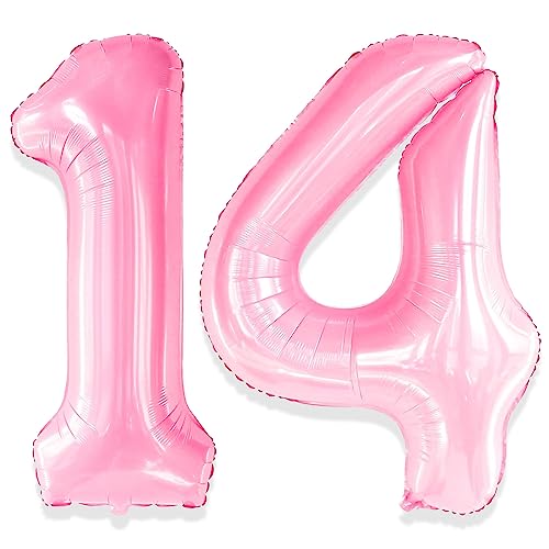 Yiran 14 41 Ballon Nummer Rosa 14 41 Riesige Große Zahl 1 & 4 Zahl 14 41 Folien-Mylar-Luftballons Süße 14. 41. Geburtstag Party Jahrestag Dekorationen Zubehör für Mädchen Frauen Geburtstagsballons Yiran 14 41 Ballon Nummer Rosa 14 41 Riesige Große Zahl 1 & 4 Zahl 14 41 Folien-Mylar-Luftballons Süße 14. 41. Geburtstag Party Jahrestag Dekorationen Zubehör für Mädchen Frauen Geburtstagsballons von Yiran