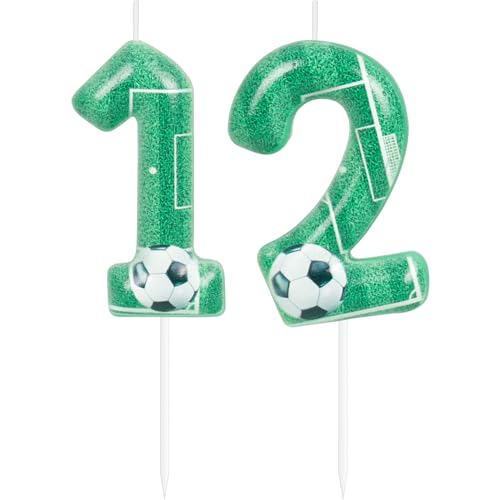 Yiran Fußball Geburtstag Kuchenkerzenund hohen grünen digitalen Kuchenkerzen, Geburtstagsdeko 12 Jungen, 12.Geburtstagsdeko Fußball Kerze,Dekoration für Fußball Sport Thema Geburtstag Yiran Fußball Geburtstag Kuchenkerzenund hohen grünen digitalen Kuchenkerzen, Geburtstagsdeko 12 Jungen, 12.Geburtstagsdeko Fußball Kerze,Dekoration für Fußball Sport Thema Geburtstag von Yiran