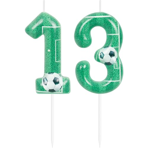 Yiran Fußball Geburtstag Kuchenkerzenund hohen grünen digitalen Kuchenkerzen, Geburtstagsdeko 13 Jungen, 13.Geburtstagsdeko Fußball Kerze,Dekoration für Fußball Sport Thema Geburtstag Yiran Fußball Geburtstag Kuchenkerzenund hohen grünen digitalen Kuchenkerzen, Geburtstagsdeko 13 Jungen, 13.Geburtstagsdeko Fußball Kerze,Dekoration für Fußball Sport Thema Geburtstag von Yiran