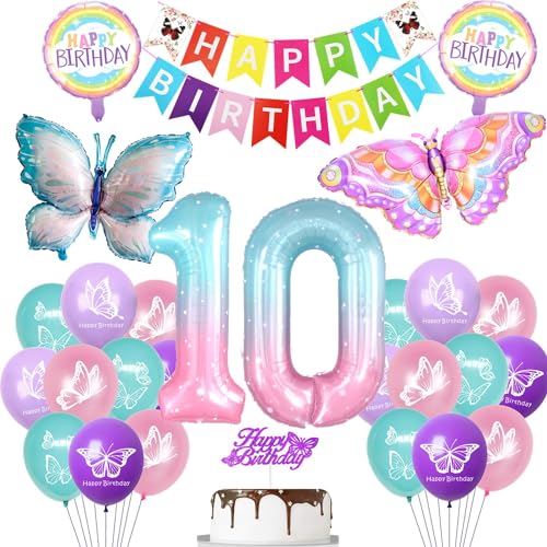 Ballon 10 Jahre Schmetterling Geburtstagsdeko, Bunt Schmetterlinge 10 Jahre Geburtstagsdeko Mädchen, Schmetterlinge 10. Geburtstag Mädchen Deko, Schmetterlinge Folienballon 10 Geburtstagsdeko Bunt Ballon 10 Jahre Schmetterling Geburtstagsdeko, Bunt Schmetterlinge 10 Jahre Geburtstagsdeko Mädchen, Schmetterlinge 10. Geburtstag Mädchen Deko, Schmetterlinge Folienballon 10 Geburtstagsdeko Bunt von Yishamei