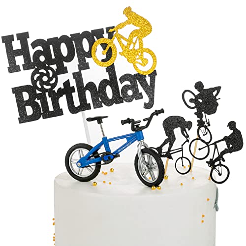 Fahrrad Tortendeko, Fahrrad Cupcake Topper, Fahrrad Kuchen Topper Glitter, Fahrrad Kuchen Dekoration, Fahrrad Tortenstecker Sport Kuchen Dekoration für Fahrrad Thema Party Fahrrad Kuchendeckel Fahrrad Tortendeko, Fahrrad Cupcake Topper, Fahrrad Kuchen Topper Glitter, Fahrrad Kuchen Dekoration, Fahrrad Tortenstecker Sport Kuchen Dekoration für Fahrrad Thema Party Fahrrad Kuchendeckel von Yishamei