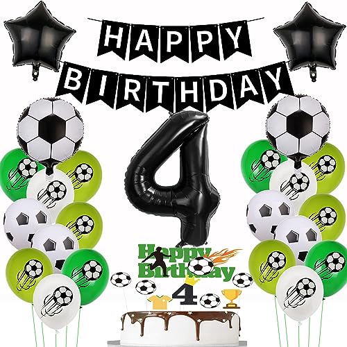 Fußball Luftballon 4. Geburtstag, Fußball 4 Geburtstag Deko, Fußball Deko Jungen 4 Jahre,Fussball Tortendeko 4 Jahr, 4 Ballon, Geburtstagsdeko Jungen 4 Jahr Fußball Luftballon 4. Geburtstag, Fußball 4 Geburtstag Deko, Fußball Deko Jungen 4 Jahre,Fussball Tortendeko 4 Jahr, 4 Ballon, Geburtstagsdeko Jungen 4 Jahr von Yishamei