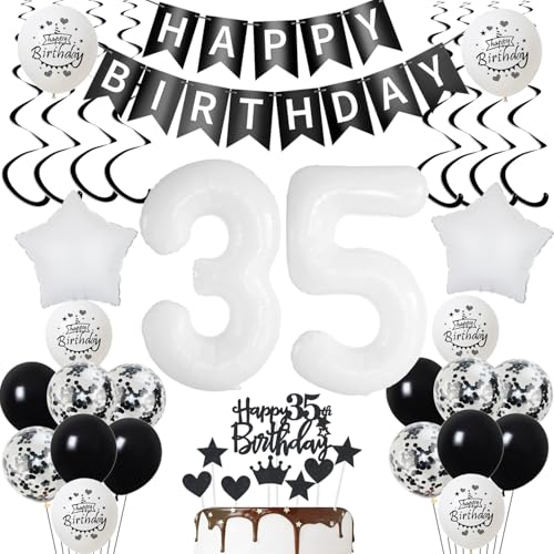 Luftsballon 35. Geburtstag Mann deko Schwarz Weiß Geburtstagsdeko 35 Jahre Frauen Dekoration tortendeko 35 .Geburtstag Frau ballons 35.Geburtstag Deko Kuchen Deko 35. Geburtstag Mann deko Luftsballon 35. Geburtstag Mann deko Schwarz Weiß Geburtstagsdeko 35 Jahre Frauen Dekoration tortendeko 35 .Geburtstag Frau ballons 35.Geburtstag Deko Kuchen Deko 35. Geburtstag Mann deko von Yishamei