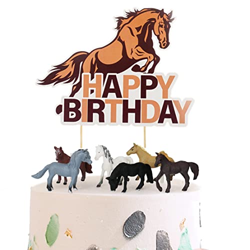 Pferd Kuchen deko, Pferd Tortendeko Pferd Kuchen Topper Pferd Tortenaufleger Pferd Tortenstecker Pferd Kuchendeckel für Kindergeburtstag Party Pferd Thema Party Deko Pferd Kuchen deko, Pferd Tortendeko Pferd Kuchen Topper Pferd Tortenaufleger Pferd Tortenstecker Pferd Kuchendeckel für Kindergeburtstag Party Pferd Thema Party Deko von Yishamei