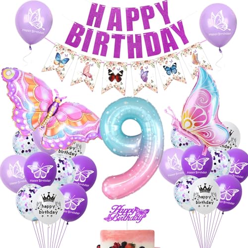 Schmetterling Folienballon 9 Jahre Geburtstag Deko, 9 Schmetterling Geburtstag Deko Mädchen, Schmetterling Luftballon 9 Jahre Geburtstagsdeko, 9 Jahre Schmetterling Geburtstag Ballon Mädchen Schmetterling Folienballon 9 Jahre Geburtstag Deko, 9 Schmetterling Geburtstag Deko Mädchen, Schmetterling Luftballon 9 Jahre Geburtstagsdeko, 9 Jahre Schmetterling Geburtstag Ballon Mädchen von Yishamei