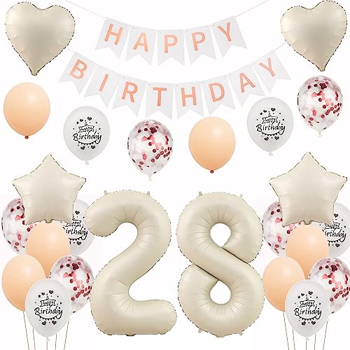 Weiß Luftballons 28 Geburtstag Frauen Deko Set,Deko 28.Geburtstag Frauen,Folienballon 28 Geburtstag Frau Dekoration,Geburtstagdeko 28 Jahre Geburtstag Frau Weiß Ballon 28 Geburtstag deko Frauen Weiß Luftballons 28 Geburtstag Frauen Deko Set,Deko 28.Geburtstag Frauen,Folienballon 28 Geburtstag Frau Dekoration,Geburtstagdeko 28 Jahre Geburtstag Frau Weiß Ballon 28 Geburtstag deko Frauen von Yishamei