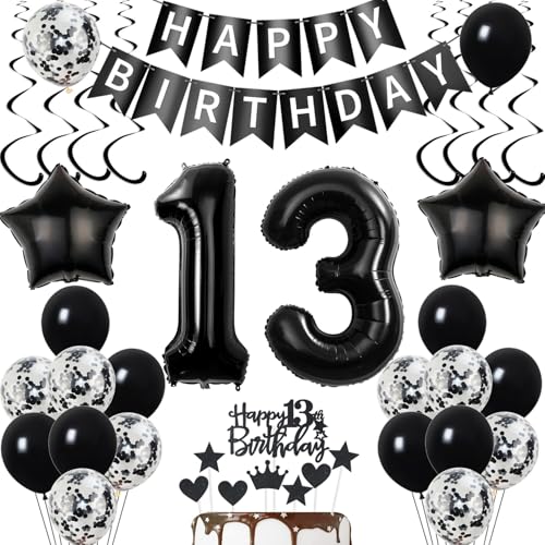 deko 13. geburtstag mädchen Junge deko Schwarz ballon 13. geburtstag deko mädchen Junge luftballon 13. geburtstag Junge Tortendeko Schwarz geburtstagsdeko 13 Jahre Tortendeko 13 geburtstag Junge deko 13. geburtstag mädchen Junge deko Schwarz ballon 13. geburtstag deko mädchen Junge luftballon 13. geburtstag Junge Tortendeko Schwarz geburtstagsdeko 13 Jahre Tortendeko 13 geburtstag Junge von Yishamei