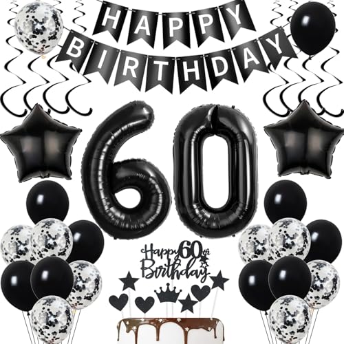 deko 60. geburtstag Frauen Mann deko Schwarz ballon 60. geburtstag deko Frau Mann luftballon 60. Tortendeko Schwarz geburtstagsdeko 60 Jahre Tortendeko 60 Männer deko 60. geburtstag Frauen Mann deko Schwarz ballon 60. geburtstag deko Frau Mann luftballon 60. Tortendeko Schwarz geburtstagsdeko 60 Jahre Tortendeko 60 Männer von Yishamei