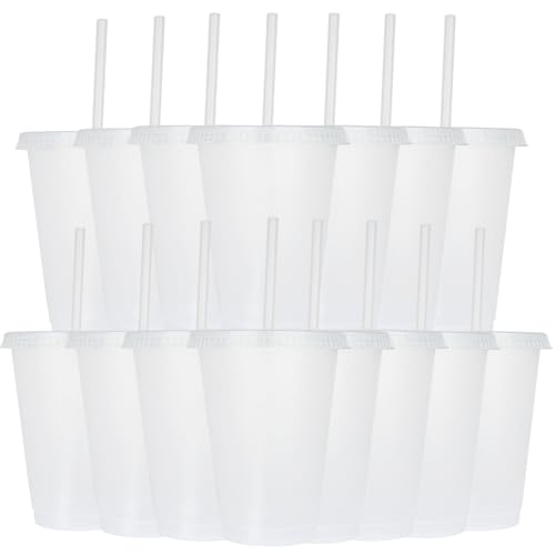 Yisituo Kunststoffbecher, 473 ml, transparent, 15 Stück Yisituo Kunststoffbecher, 473 ml, transparent, 15 Stück von Yisituo