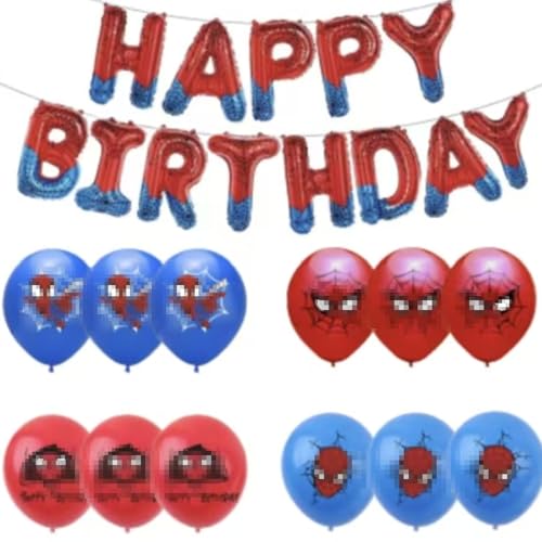 Banner mit Thema "Happy Birthday", Party-Dekorationen, Luftballons, Buchstaben, Schilder, Partyzubehör für Jungen und Kinder Banner mit Thema "Happy Birthday", Party-Dekorationen, Luftballons, Buchstaben, Schilder, Partyzubehör für Jungen und Kinder von Yisound123
