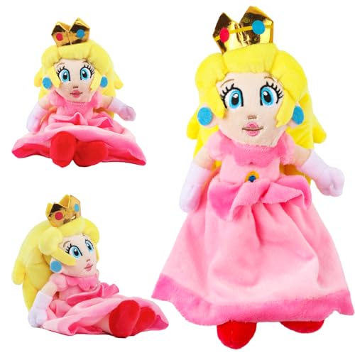 Super Princess Peach Creeper Plüsch, 25 cm Plüschfigur, Cartoon Plüschtier, Charaktere Puppe zum Thema Spiel, Kuscheltier, für Jungen und Mädchen Geburtstagsgeschenke, Spielzeuggeschenke für Kinder von Yisscen