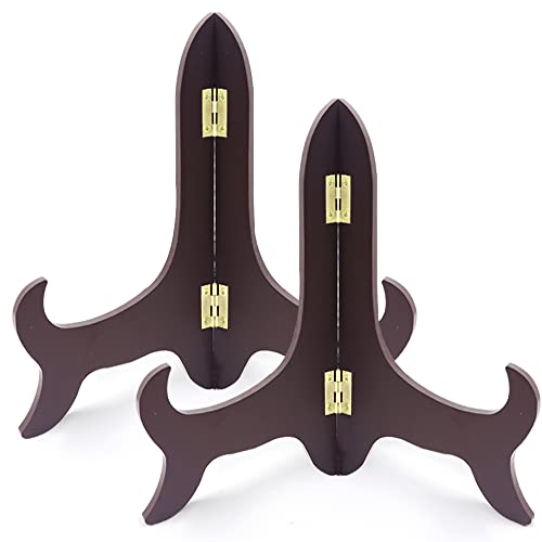 Yitexin Tellerständer aus Holz für Heimdekoration, Bilderrahmen, Staffeleien, Kunstwerke (25 cm, 2 Stück) von Yitexin