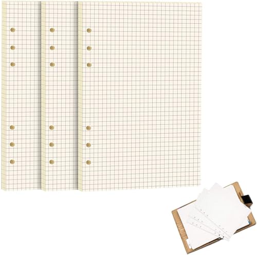 6 Löcher 135 Blätter Nachfüllpapier, für Notizbuch, Tagbuch, Skizze, Malerei, A5 6 Löcher 135 Blätter Nachfüllpapier, für Notizbuch, Tagbuch, Skizze, Malerei, A5 von Yitobici