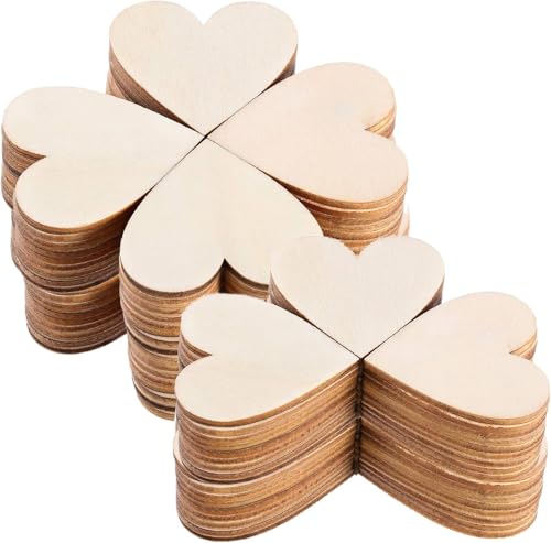 DIY Handwerk Verzierungen, Holzherzen Scheiben,Holzherzen Hochzeit, Für Geburtstag Taufe,Wanddeko Herz, Deko Hochzeit, 50mm,150 Stück DIY Handwerk Verzierungen, Holzherzen Scheiben,Holzherzen Hochzeit, Für Geburtstag Taufe,Wanddeko Herz, Deko Hochzeit, 50mm,150 Stück von Yitobici