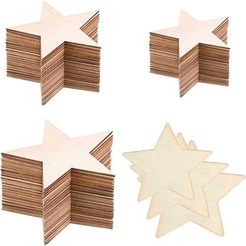 Holzsterne, Mini Holz Sterne Scheiben, Holzsterne Blank Holz Stern Scheiben, Für Holzuntersetzer, Branding, Schriftzüge,die Herstellung von DIY-Dekorationen, Anhängerdekoration, 100 Stück,5/8/10cm Holzsterne, Mini Holz Sterne Scheiben, Holzsterne Blank Holz Stern Scheiben, Für Holzuntersetzer, Branding, Schriftzüge,die Herstellung von DIY-Dekorationen, Anhängerdekoration, 100 Stück,5/8/10cm von Yitobici