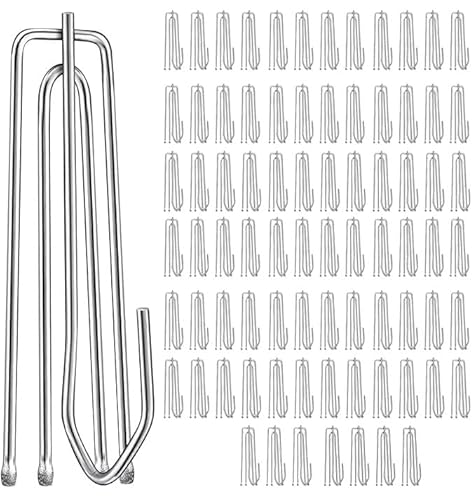 Vorhänge Haken,Edelstahl Gardinenhaken,Klammer Klemmhaken Gardinenhaken für Gardinen und Vorhangringe für Gardinen und Vorhangringe,80 Stück von Yitobici