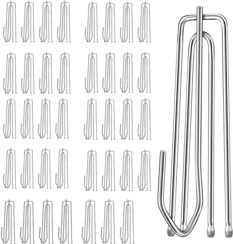 Vorhänge Haken,Edelstahl Gardinenhaken,Klammer Klemmhaken Gardinenhaken für Gardinen und Vorhangringe für Gardinen und Vorhangringe,40 Stück von Yitobici