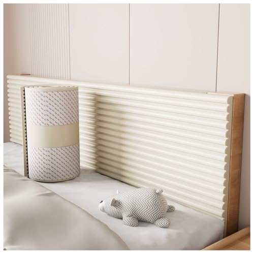 Yiustldd Antikollisions-Wandpolster für Kinder, Selbstklebende gepolsterte Wandpaneele, Tatami-Wandaufkleber für Schlafzimmer, Kinderzimmer, Kinderzimmer,Weiß,15x200cm Yiustldd Antikollisions-Wandpolster für Kinder, Selbstklebende gepolsterte Wandpaneele, Tatami-Wandaufkleber für Schlafzimmer, Kinderzimmer, Kinderzimmer,Weiß,15x200cm von Yiustldd