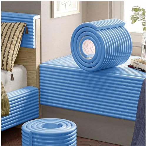 Yiustldd Antikollisions-Wandpolster für Kinder, gepolstertes Kopfteil des Betts, PVC-Kantenschutz-Wandpolster für das Kinderzimmer zu Hause,Blau,20x200cm Yiustldd Antikollisions-Wandpolster für Kinder, gepolstertes Kopfteil des Betts, PVC-Kantenschutz-Wandpolster für das Kinderzimmer zu Hause,Blau,20x200cm von Yiustldd