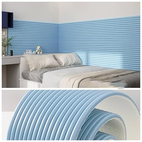 Yiustldd Schaumstoff-Eckenschutz für Kinder, 20 x 200 cm breite Schaumstoff-Sicherheitsstreifen, 1 cm Dicker Selbstklebender Antikollisions-Polsterpuffer,Blau Yiustldd Schaumstoff-Eckenschutz für Kinder, 20 x 200 cm breite Schaumstoff-Sicherheitsstreifen, 1 cm Dicker Selbstklebender Antikollisions-Polsterpuffer,Blau von Yiustldd