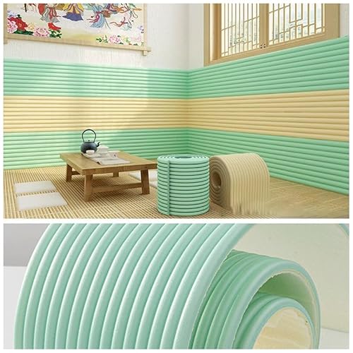 Yiustldd Schaumstoff-Eckenschutz für Kinder, 20 x 200 cm breite Schaumstoff-Sicherheitsstreifen, 1 cm Dicker Selbstklebender Antikollisions-Polsterpuffer,Grün Yiustldd Schaumstoff-Eckenschutz für Kinder, 20 x 200 cm breite Schaumstoff-Sicherheitsstreifen, 1 cm Dicker Selbstklebender Antikollisions-Polsterpuffer,Grün von Yiustldd