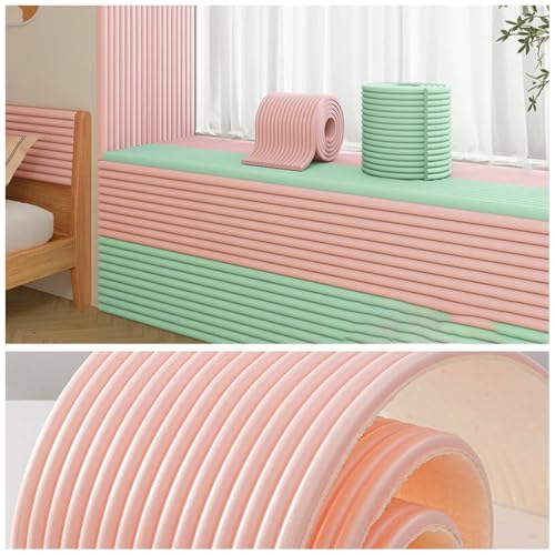 Yiustldd Schaumstoff-Eckenschutz für Kinder, 20 x 200 cm breite Schaumstoff-Sicherheitsstreifen, 1 cm Dicker Selbstklebender Antikollisions-Polsterpuffer,Rosa Yiustldd Schaumstoff-Eckenschutz für Kinder, 20 x 200 cm breite Schaumstoff-Sicherheitsstreifen, 1 cm Dicker Selbstklebender Antikollisions-Polsterpuffer,Rosa von Yiustldd