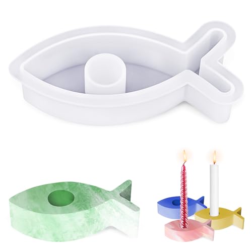 Silikonform Fisch Kommunion, Silikonformen Gießformen Fische Silikonform Fisch Kerzenhalter, Gießformen Silikon Ostern Fisch Gießform Frühling für Kommunion Deko Konfirmation Taufe Geschenk Silikonform Fisch Kommunion, Silikonformen Gießformen Fische Silikonform Fisch Kerzenhalter, Gießformen Silikon Ostern Fisch Gießform Frühling für Kommunion Deko Konfirmation Taufe Geschenk von Yizemay