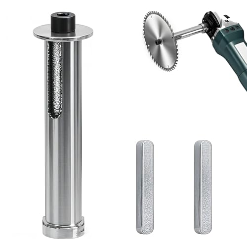 Yizhet M14 Gewinde Satinierwalze Satinieraufsatz Verlängerung für Winkelschleifer Spanndorn Adapter Langlebig-Robust, für Walzenschleifmaschinen Schneidscheibe Lochsäge Schleifteller von Yizhet
