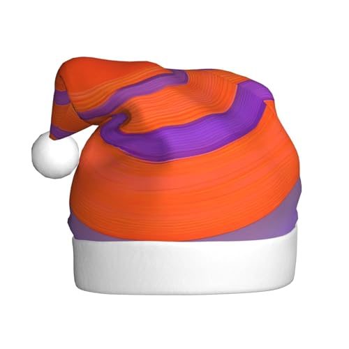 Weihnachtsmütze für Erwachsene, festliche Weihnachtsmütze mit Bommel, Unisex, für Weihnachtsfeiern von Yizhiyz