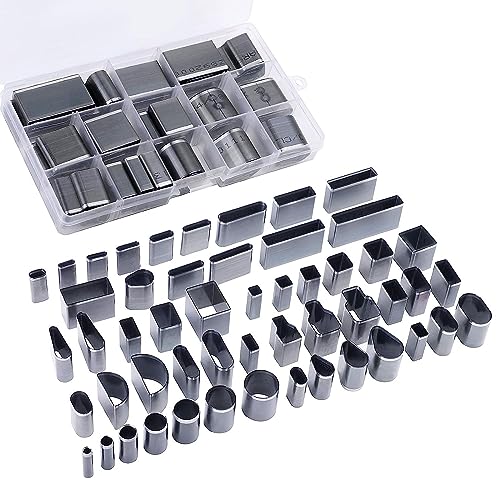 52 Formen Stil Leder Locher Werkzeug für Gürtel, mehrere Formen Hohlstanzer Werkzeug, Leder Handwerk Werkzeuge, Leder Stanzwerkzeug Set Lochschneider Leder Stanzwerkzeug für Lederhandwerk 52 Formen Stil Leder Locher Werkzeug für Gürtel, mehrere Formen Hohlstanzer Werkzeug, Leder Handwerk Werkzeuge, Leder Stanzwerkzeug Set Lochschneider Leder Stanzwerkzeug für Lederhandwerk von Yizzvb