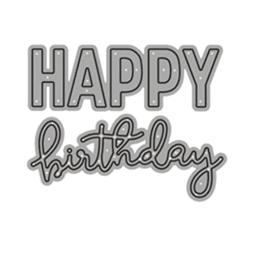 Yjcnelcr Happy Birthday Metall Stanzformen Schablone Scrapbooking Album Papier Kartenform Metall Stanzformen Set Yjcnelcr Happy Birthday Metall Stanzformen Schablone Scrapbooking Album Papier Kartenform Metall Stanzformen Set von Yjcnelcr