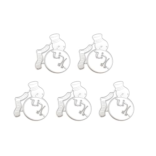 Yjcnelcr 5 Stück/Set Weihnachtsglocken Stanzformen Prägungen Weihnachten Metall Stanzformen für Scrapbooking Karte von Yjcnelcr