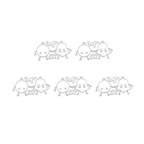 Yjcnelcr 5 Stück/Set Weihnachtsglocken Stanzformen Prägungen Weihnachten Metall Stanzformen für Scrapbooking Karte von Yjcnelcr