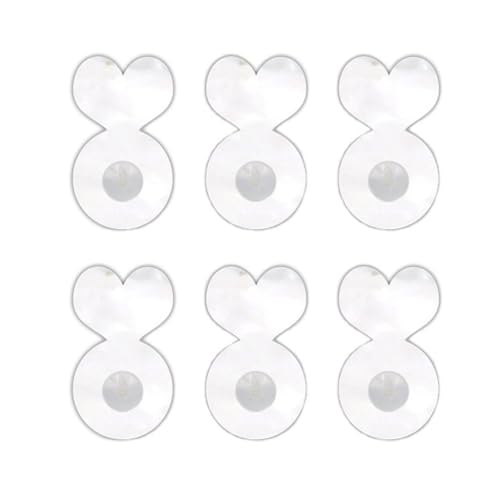 Yjcnelcr 6 Ohrstecker Rückstöpsel,stabile Halterung für neue Piercings von Yjcnelcr