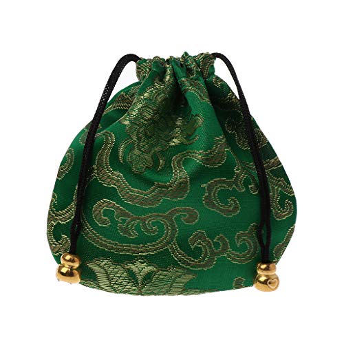 Yjcnelcr Chinesische Stickerei-Tasche, Schmuckbeutel, Seide, Kordelzugbeutel für Party Yjcnelcr Chinesische Stickerei-Tasche, Schmuckbeutel, Seide, Kordelzugbeutel für Party von Yjcnelcr