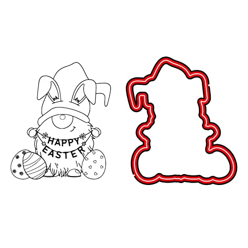 Yjcnelcr Dekorative Stanzformen für Ostern, Metall, Prägeschablone für Kartenherstellung, Scrapbooking, Alben, Möbel, Wand von Yjcnelcr