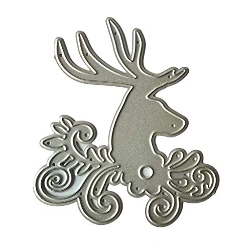 Yjcnelcr Elch Metall-Stanzschablone, Scrapbooking, Album, Stempel, Papier, Karte, Prägung, Dekoration, Basteln, Stanzformen für Scrapbooking, Junge Yjcnelcr Elch Metall-Stanzschablone, Scrapbooking, Album, Stempel, Papier, Karte, Prägung, Dekoration, Basteln, Stanzformen für Scrapbooking, Junge von Yjcnelcr
