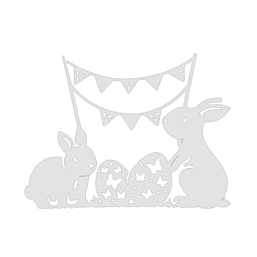 Yjcnelcr Ostern für Metall-Stanzformen, Schablone, Scrapbooking, Album von Yjcnelcr