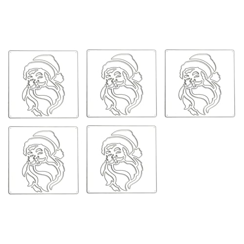 Yjcnelcr Stanzformen für Fotoalbum, Weihnachtsmotiv, 5 Stück von Yjcnelcr