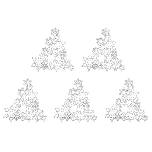 Yjcnelcr Stanzformen mit Weihnachtsmotiv für Kartenherstellung, Fotoalbum, Tagebuch, Dekoration, Scrapbooking, Prägeschablone, 5 Stück Yjcnelcr Stanzformen mit Weihnachtsmotiv für Kartenherstellung, Fotoalbum, Tagebuch, Dekoration, Scrapbooking, Prägeschablone, 5 Stück von Yjcnelcr