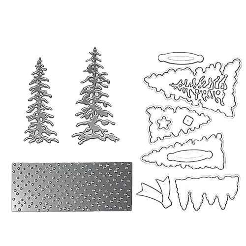 Yjcnelcr Weihnachtsbaum-Stanzformen für Kartenherstellung, Fotoalbum, Tagebuch, Dekoration, Scrapbooking, Prägeschablone Yjcnelcr Weihnachtsbaum-Stanzformen für Kartenherstellung, Fotoalbum, Tagebuch, Dekoration, Scrapbooking, Prägeschablone von Yjcnelcr