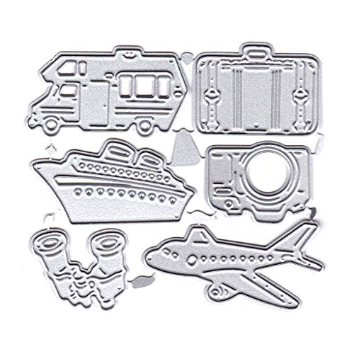 Yjcnelcr for Creative Holidays Travel Metal Cutting Dies Schablone Scrapbooking Prägewerkzeug Papieralbum von Yjcnelcr