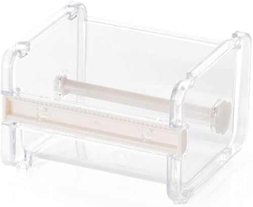 1 x transparenter sichtbarer Verpackungsbandabroller, Rollbandhalter, Organizer, Schreibtisch-Büro-Klebebandhalter, DIY-Aufkleber, Rollenbandschneider, Aufbewahrung, Klebeband, Schneiden, Büro- und 1 x transparenter sichtbarer Verpackungsbandabroller, Rollbandhalter, Organizer, Schreibtisch-Büro-Klebebandhalter, DIY-Aufkleber, Rollenbandschneider, Aufbewahrung, Klebeband, Schneiden, Büro- und von Yjemle